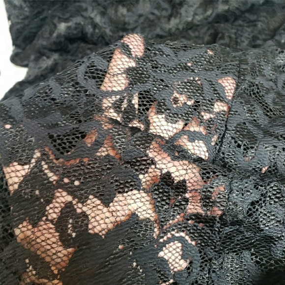 NWT Kiyonna Black Lace‎ Formal Dress Women's 0x (10/12) - Picture 4 of 16